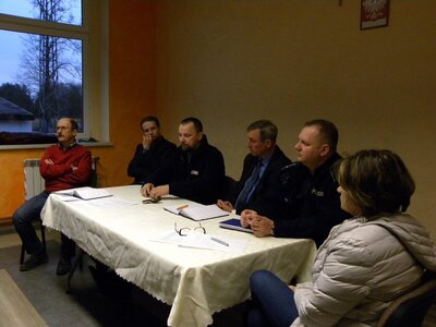 Zebranie wiejskie w Pustkowie 